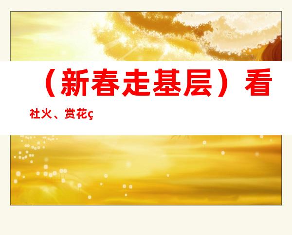 （新春走基层）看社火、赏花灯 乌鲁木齐年味浓