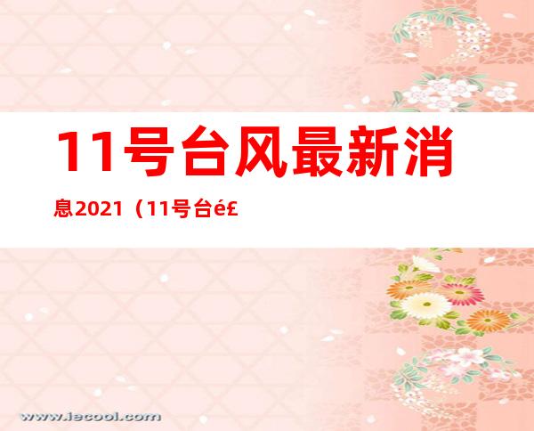 11号台风最新消息2021（11号台风最新消息2020）