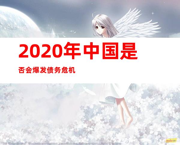 2020年中国是否会爆发债务危机