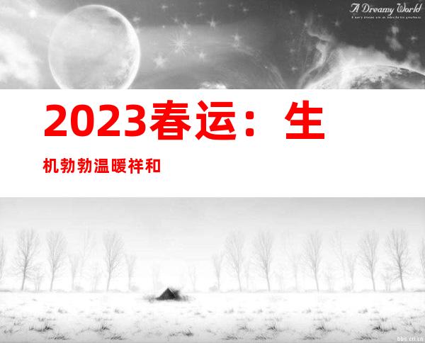 2023春运：生机勃勃 温暖祥和