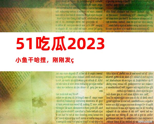 51吃瓜2023小鱼干哈捏，刚刚发现了一个新的影视网站导航