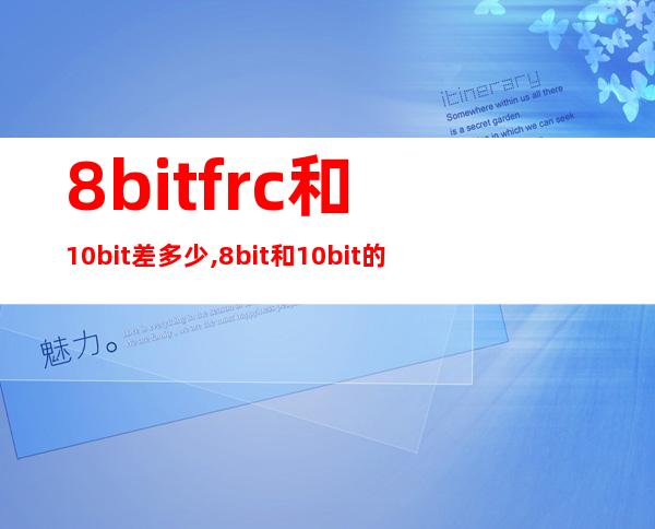 8bit+frc和10bit差多少,8bit和10bit的区别