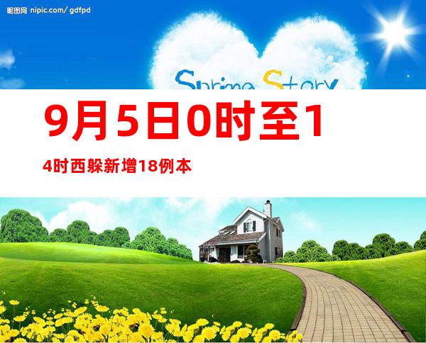 9月5日0时至14时西躲新增18例本土确诊病例 171例无症状熏染者