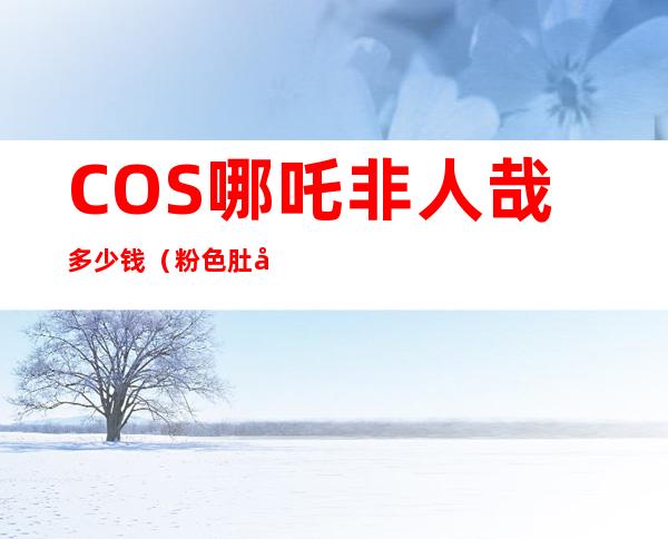 COS哪吒非人哉多少钱（粉色肚兜cos哪吒）