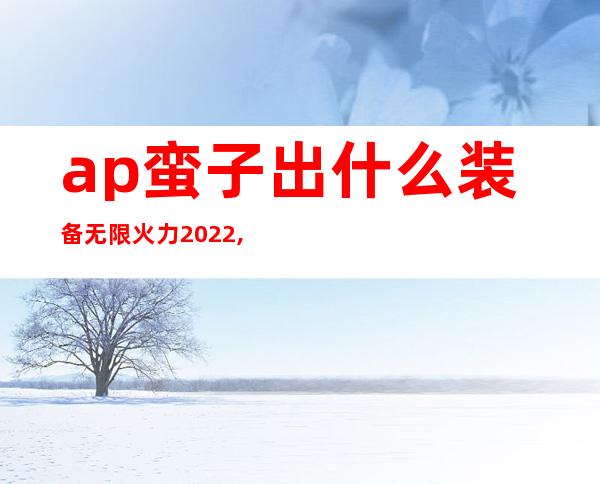 ap蛮子出什么装备无限火力2022,ap蛮子出什么装备无限火力