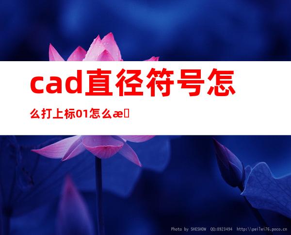 cad直径符号怎么打 上标+0.1怎么打,cad直径符号怎么打快捷键