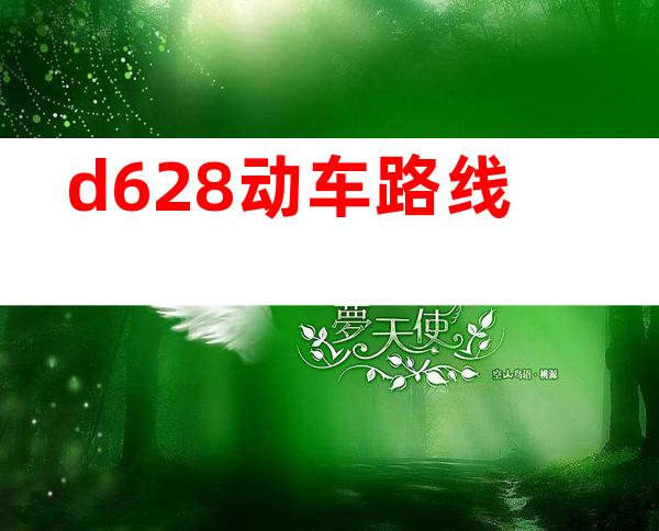 d628动车路线