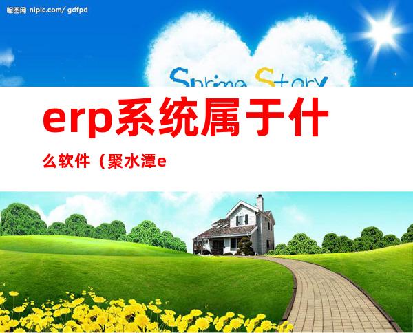 erp系统属于什么软件（聚水潭erp是什么软件）