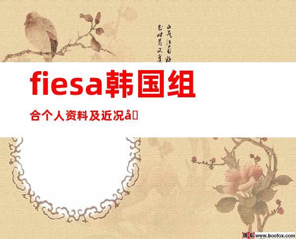 fiesa韩国组合个人资料及近况和图片 _fiestar韩国组合个人资料及近况