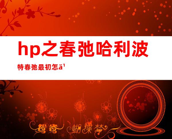 hp之春弛 哈利波特春弛最初怎么样了？