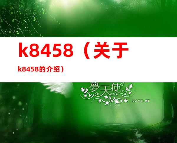 k8458（关于k8458的介绍）