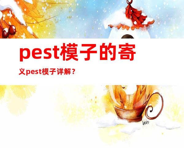 pest模子 的寄义  pest模子 详解？