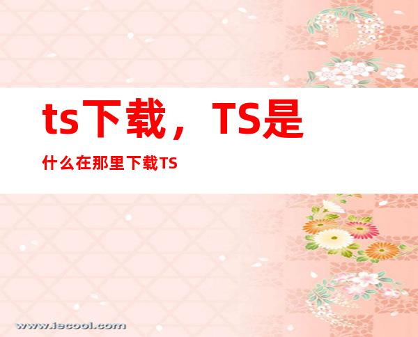 ts下载，TS 是什么 在那里下载TS