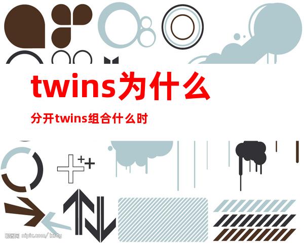 twins为什么分开 twins组合什么时候解散的