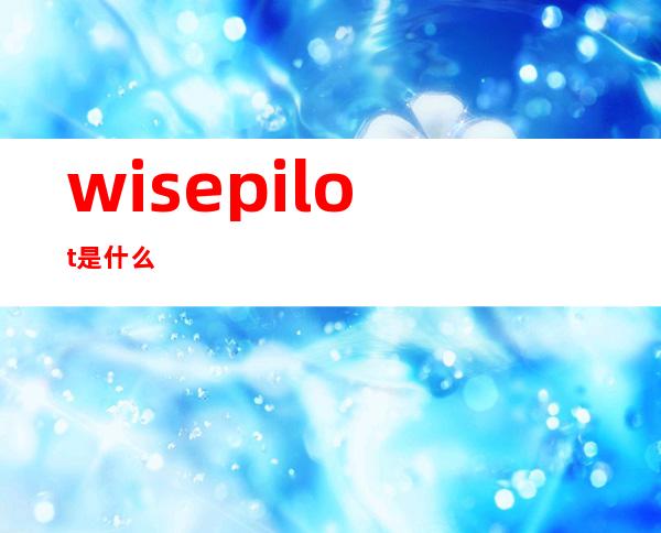 wisepilot是什么