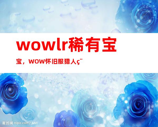 wowlr稀有宝宝，WOW怀旧服猎人稀有宝宝大全比如断牙鲁伯斯还有什么越详细