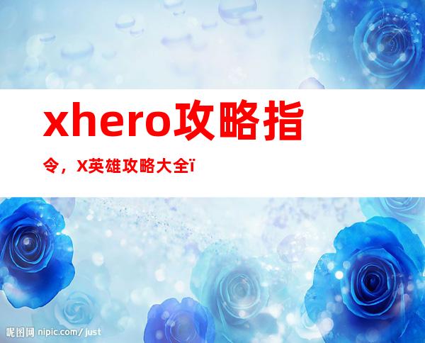 x hero攻略指令，X英雄攻略大全，助你成为高手