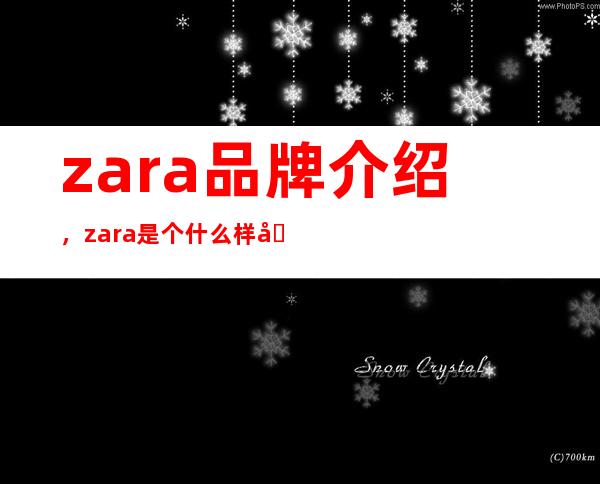 zara品牌介绍，zara是个什么样公司，zara公司的发展历程是什么